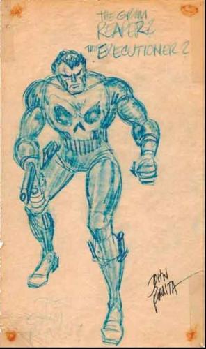 John Romita Sr Punisher Redesign